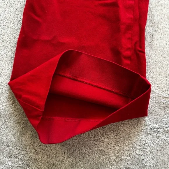 Banana Republic Red Flare Trousers Pants - Cotton Mix - Size 8 - Picture 11 of 13